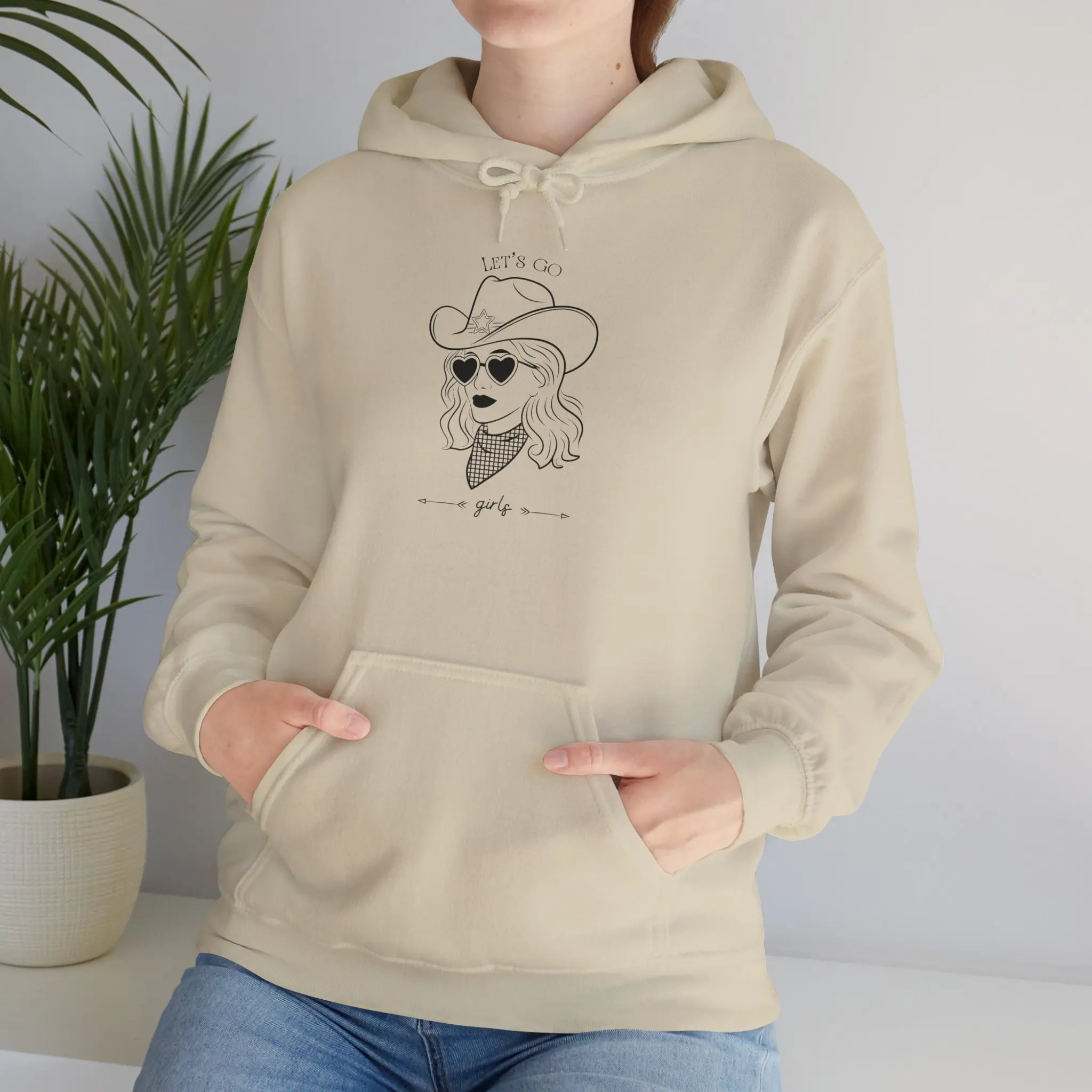 Let's Go Girls Hoodie, Unisex Hooded Sweatshirt, Country Music Fan Gift, Concert Apparel, Graphic Pullover, Garth Brooks Lyrics