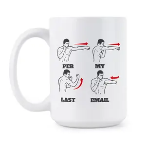 Per My Last Email Mug – Funny Coworker Gift, Passive Aggressive Office Coffee Cup, Work From Home Desk Mug