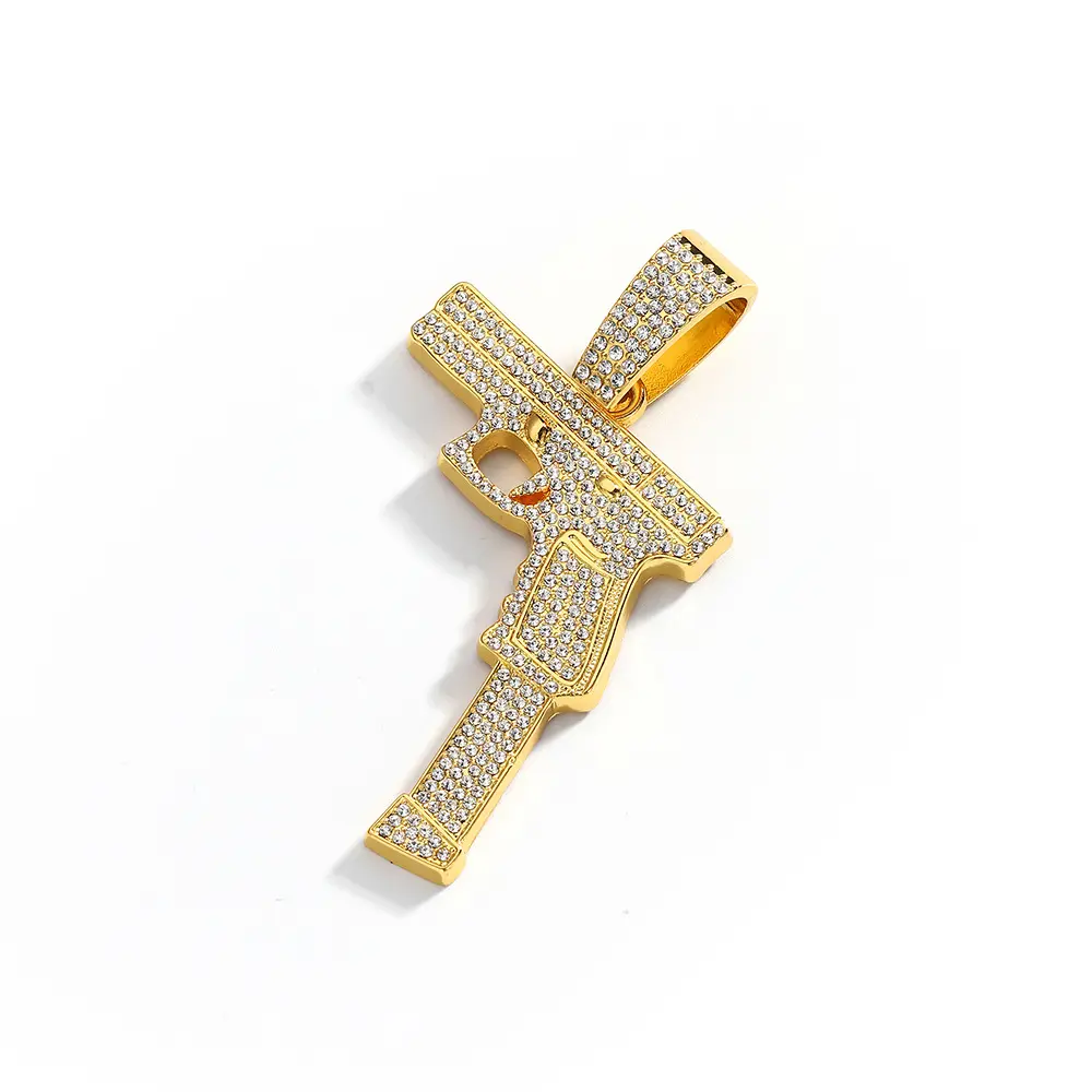 Gold single pendant (without chain)