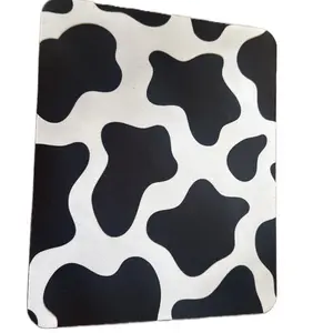 Customizable Cow Print Mouse Pad - Black & White Design for Smooth & Precise Mouse Control