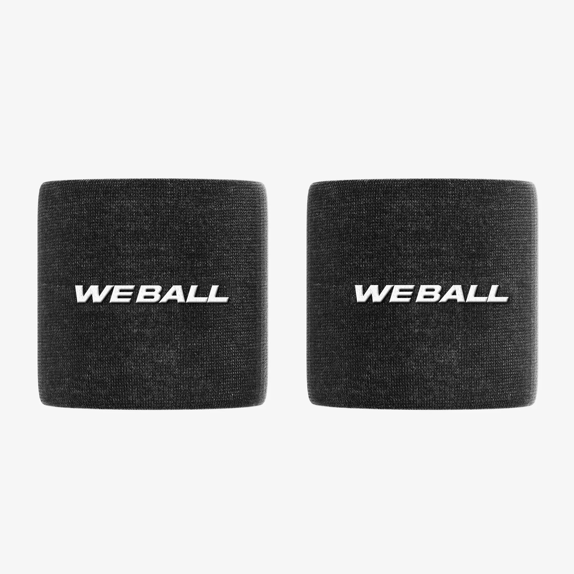 We Ball Sports Athletic Wristbands - 3" Size, Black , 2-Pack (Sports & Outdoor Accessories)