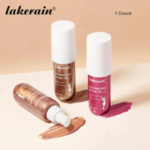 Long-Lasting Glowmoves Glow Oil, Nourishing Glowy Body Oil with Vitamin E & Coconut Oil, Lightweight Radiant Highlight Oil, Non-Greasy Absorption, Long-Wear Beach Glow, Buildable Radiance for Whole Body, for All Skin Tones, 3 Sun-Kissed Shades