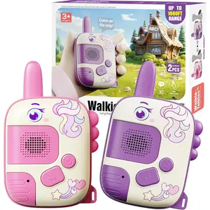 Girls’ Unicorn Walkie Talkies 2 Pack - Toys for 3-10 Year Olds, Birthday Gifts, Camping Outdoor Games, Christmas Stocking Stuffers Durable