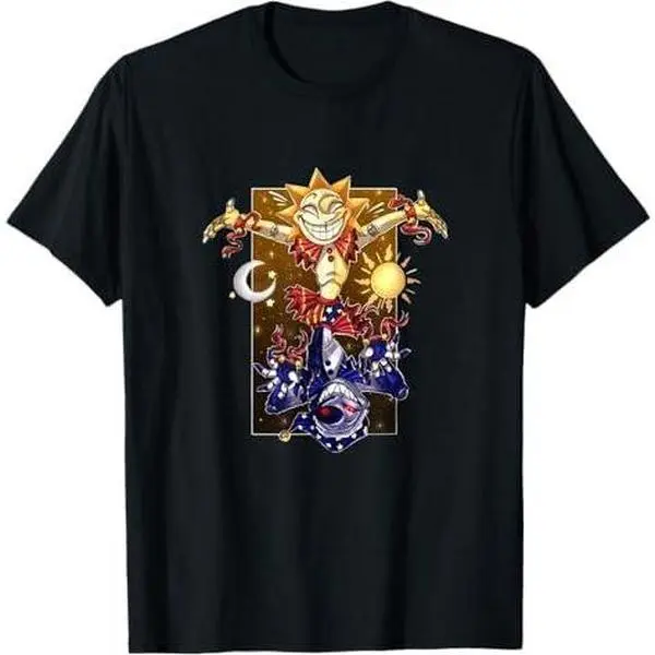 Sunrise Moondrop Shirt Art F. N.A.F Sun and Moon Shirt T-Shirt