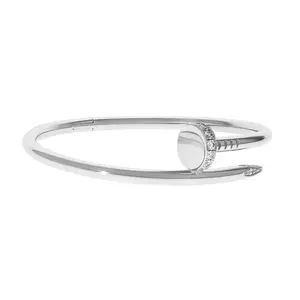 Pre-owned Cartier Juste Un Clou Bangle Bracelet Size 16