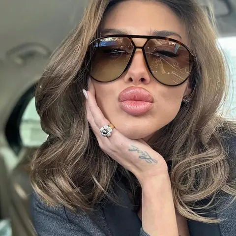 Unisex Vintage Teardrop Aviator Eyeglasses, Retro Double-Beam Frame for Everyday Use, Fashion Eyewear for Outdoor Activities, Stylish Glasses