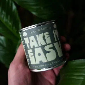 Take It Easy | Matcha + Bergamot Soy Candle