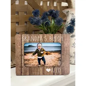 Grandpa Personalized Birthday Gift Christmas Gift For Grandpa Grandpa's Buddy Personalized Gift 4x6 Picture Frame Custom From Grandchild