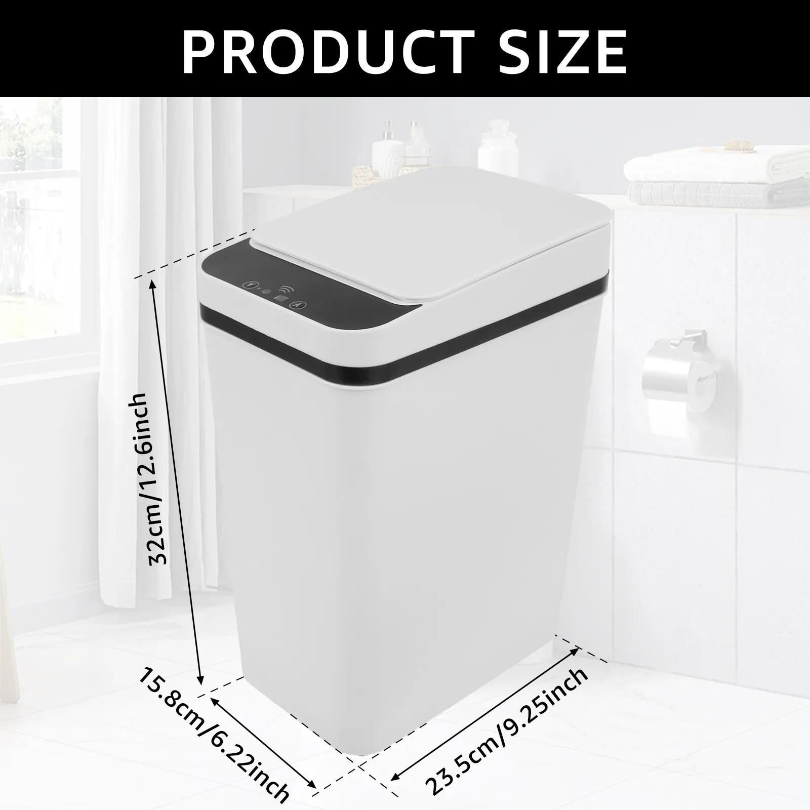 Automatic Sensor Trash Can 12L Touchless Infrared Motion Sensor Smart Trash Can for Kitchen Bathroom Waterproof Wastebasket NEW Automatic Sensor Trash Can 12L Touchless Infrared Motion Sensor Smart Trash Can for Kitchen Bathroom Waterproof Wastebasket NEW