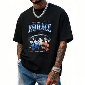 graphic apparel，Men’s 100% Cotton Space Mirage Graphic Crewneck Tee, Cool Proud Dad T-Shirt, Thoughtful Father’s Day Gift From Daughter For Dad, Summer Casual Streetwear Top