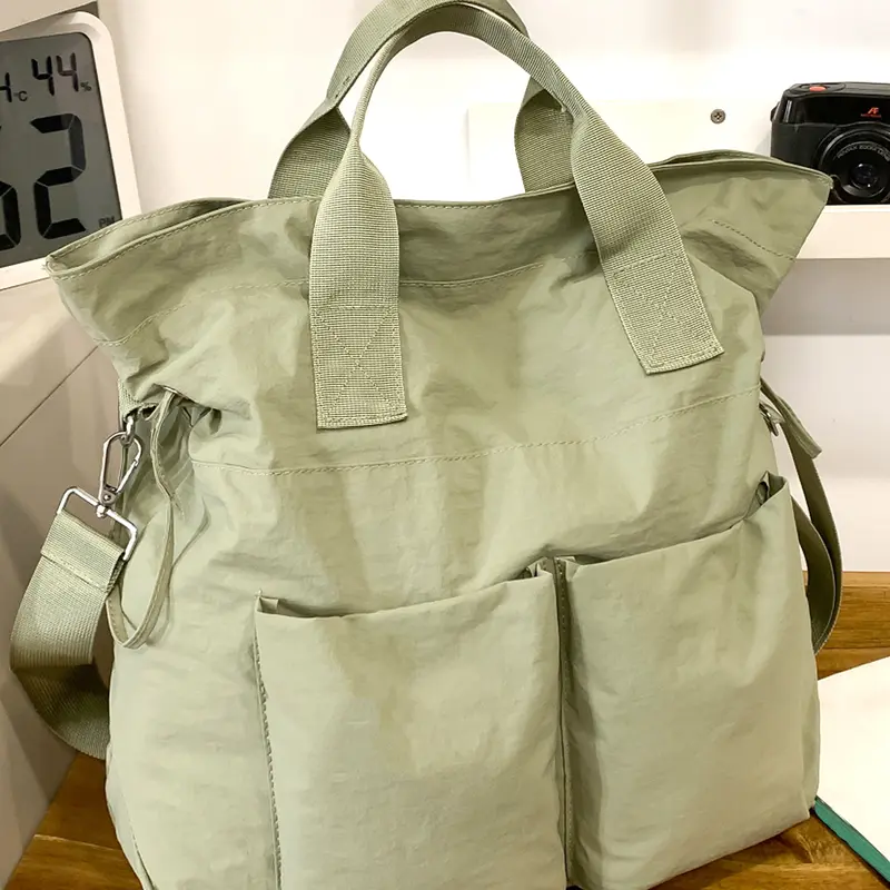 Niche simple multi-pocket design crossbody bag, daily commuter bag in multiple colors, Daily Commuting Bags, large-capacity practical handheld shoulder bag, casual and daily suitable for students, office workers, travel, etc.