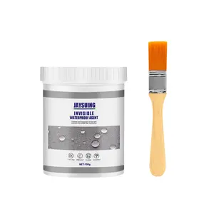 Jaysuing Waterproof Glue 100ml With Brush, Sealant, Waterproofing Agent for Exterior Walls of Bathrooms and Kitchens, No Need to Smash Tiles, Leak Repair and Sealing Coating