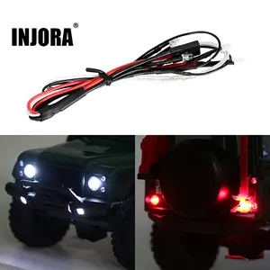 INJORA LED Lights Kit Headlight Taillight with Controller Switch for TRX4M 1/18 RC Upgrade