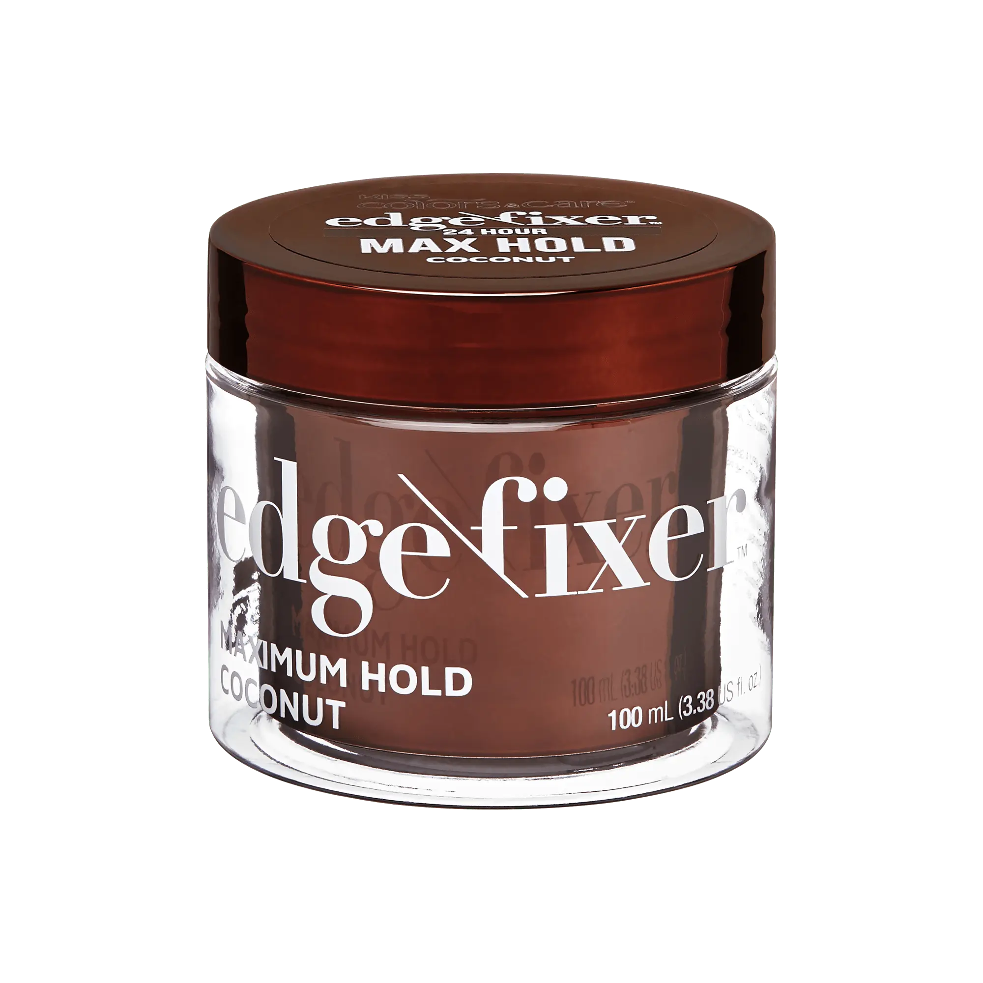 Kiss Colors & Care Edge Fixer Gel - Coconut | Edge Control, Baby Hair Gel, Maximum Hold, 100 ml, Hair Care