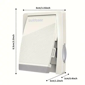 [Popular Choice] Looktosee Youngsters Safety Lock -, Grey Sliding Door & Window Guard for Protection, LOOKTOSEE