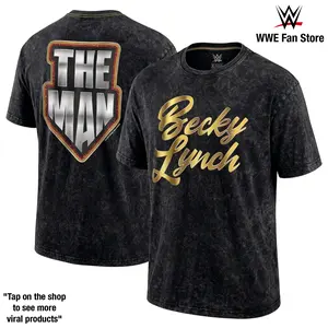 Becky Lynch Honeycomb ProSphere Graphic Tee Men Top Shirt Wash 230gsm Cotton – The Man Era Dominance, Fearless Brawler Energy, Multi-Time Champion Legacy, WrestleMania Main Event History & Unstoppable Career Power in WWE
