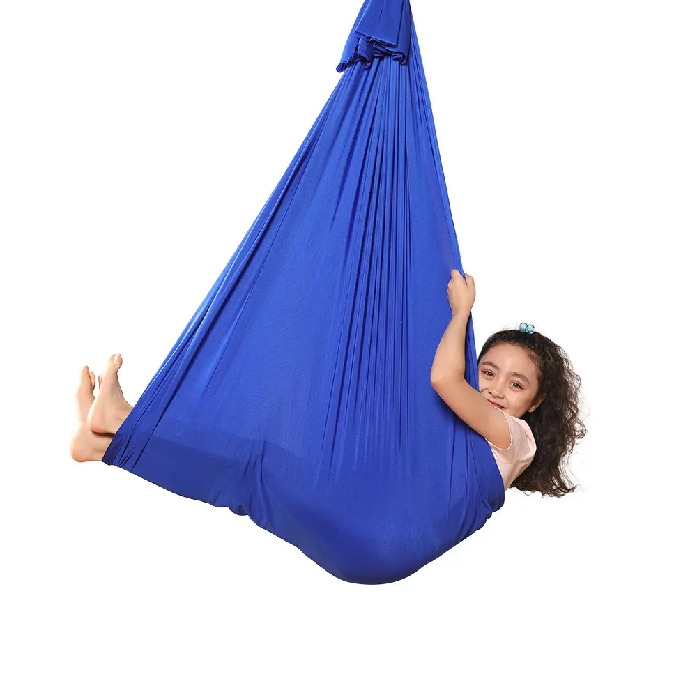 Aerial Yoga Hammock Soft Comfortable Fabric, Adjustable Hanging System, Portable Lightweight, Home & Studio Use, Durable Hammock