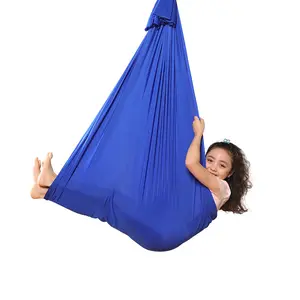 Aerial Yoga Hammock Soft Comfortable Fabric, Adjustable Hanging System, Portable Lightweight, Home & Studio Use