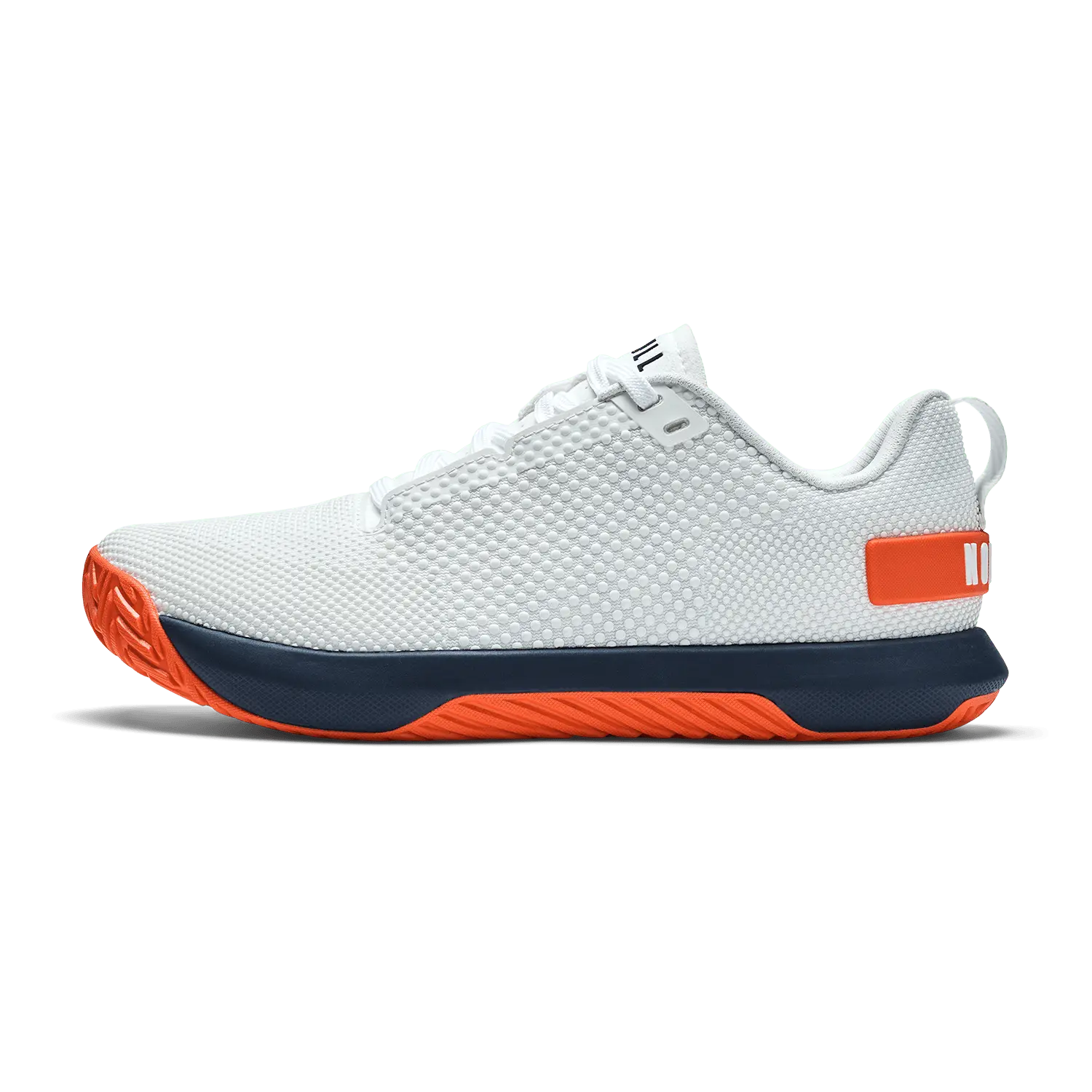 NOBULL Women's Outwork Flex Shoe in Classic White Cayenne - OG Strength Training Shoe, Durable Gym Trainer, Lifting Sneaker