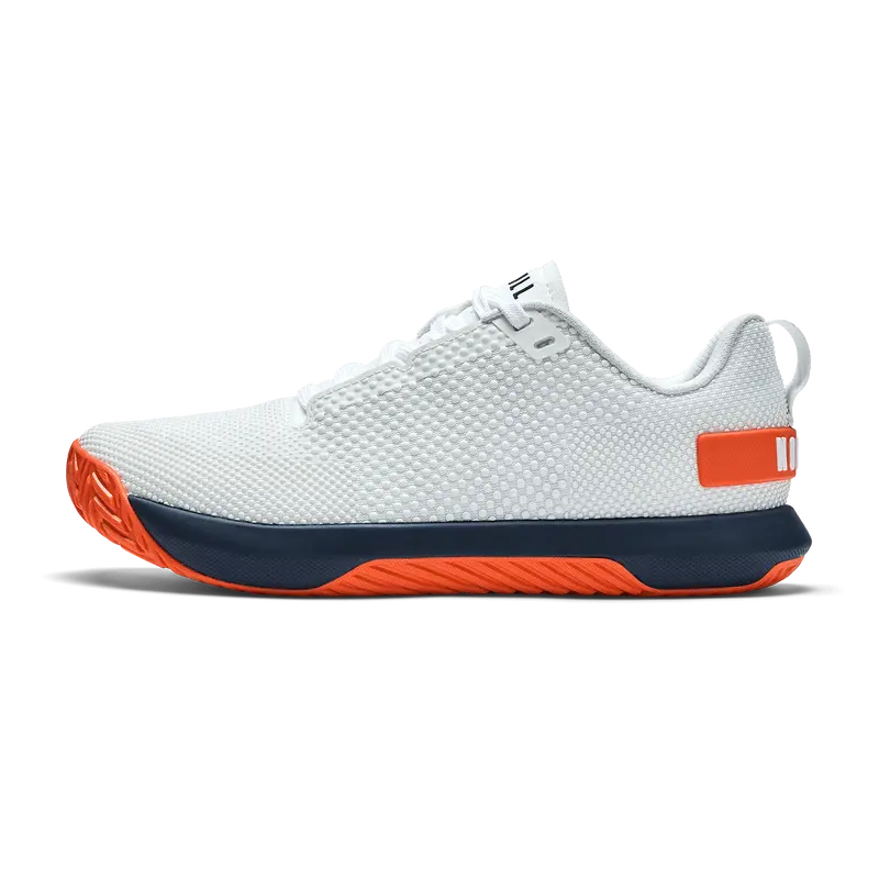 NOBULL Men's Outwork Flex Shoe in Classic White Cayenne - OG Strength Training Shoe, Durable Gym Trainer, Lifting Sneaker