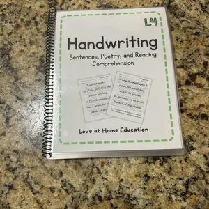 Level 4 Handwriting- Sentences, Poetry, and Reading Comprehension! Multi-Level
