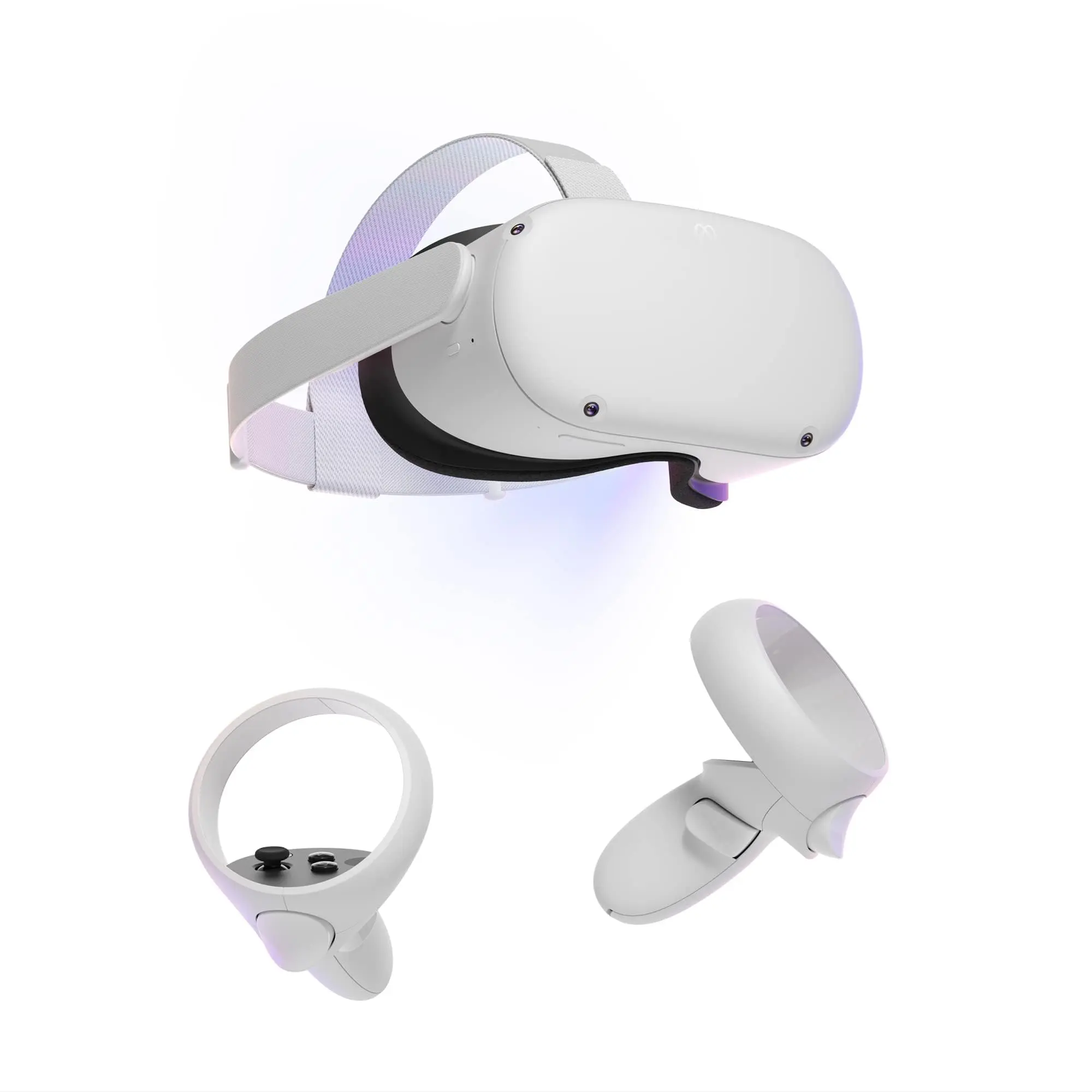 Oculus Quest 2 VR Headset - 64 GB - All In One - w/ Headset, 2 Touch Controllers, & 15w Power Supply with Cord