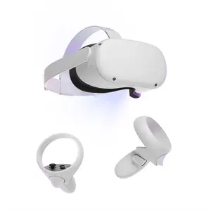 Oculus Quest 2 VR Headset - 64 GB - All In One - w/ Headset, 2 Touch Controllers, & 15w Power Supply with Cord