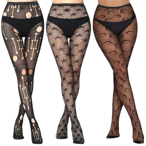 Black Moon Star 3 Pairs 3 Styles