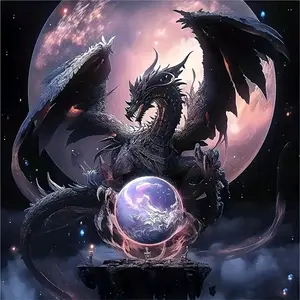 Dinosaur Animal Diamond Painting Kit Square Round Diamond 5D DIY Dragon Mosaic Handmade Art Adult Exquisite Gift Home Decor
