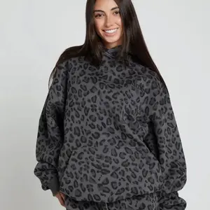 Comfort Black Camo Panther Hoodie Matching Sweatpants, Unisex Lightweight Cheetah Design Print Full Set for Men Women, Streetwear Outfits 2025, Perfect Gift