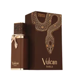 Fragrance World Vulcan Sable EDP Perfume by French Avenue - Unisex Ambery Vanilla Fragrance Inspired by Stephane Humbert Lucas 777 Sand Dance Orange Mandarin