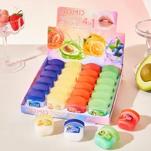 ADMD 24 Pack Lip Balm Set - Moisturizing Fruit Flavored Lip Balms for Women & Girls, Hydrating Non-Greasy Lip Care Gift Set for Summer Glow, Delicious Variety Pack