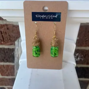 Medium pickle jars earrings