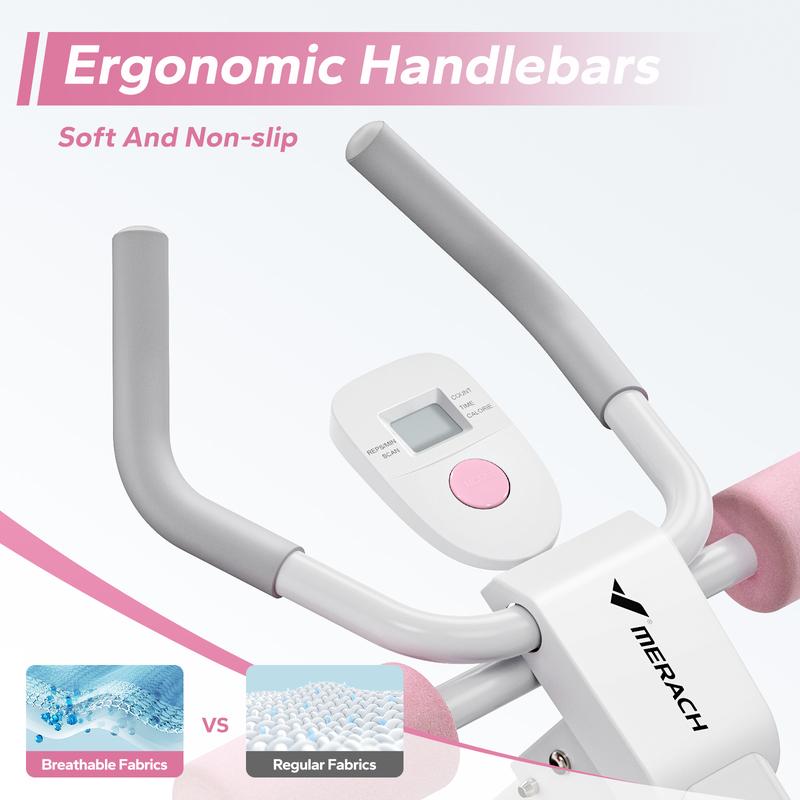 Merach Adjustable Ab Trainer Machine with LCD Monitor, Foldable Ab Exercise Machine for abs, Arm, Leg, Buttocks Shaper, Core & Ab Trainer at Home Gym for Women,  Workout Equipment, TikTokShopBlackFriday