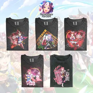 [Uma Musume Fan Shirt Collection] The Vintage Uma Musume: Pretty Derby And Drink Brands Comfort Color Shirt, Uma Musume Graphic Tee, Manga Style Shirt, Horse Girl Graphic Shirt, Y2K Gaming Shirt, Gift for Men, Crew Neck Shirt, Trending Shirt