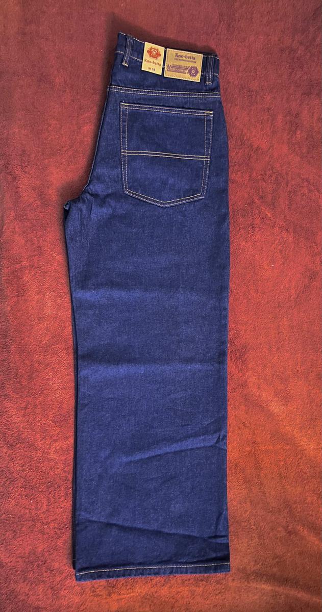 Item: Raw Blue, 38 X 30