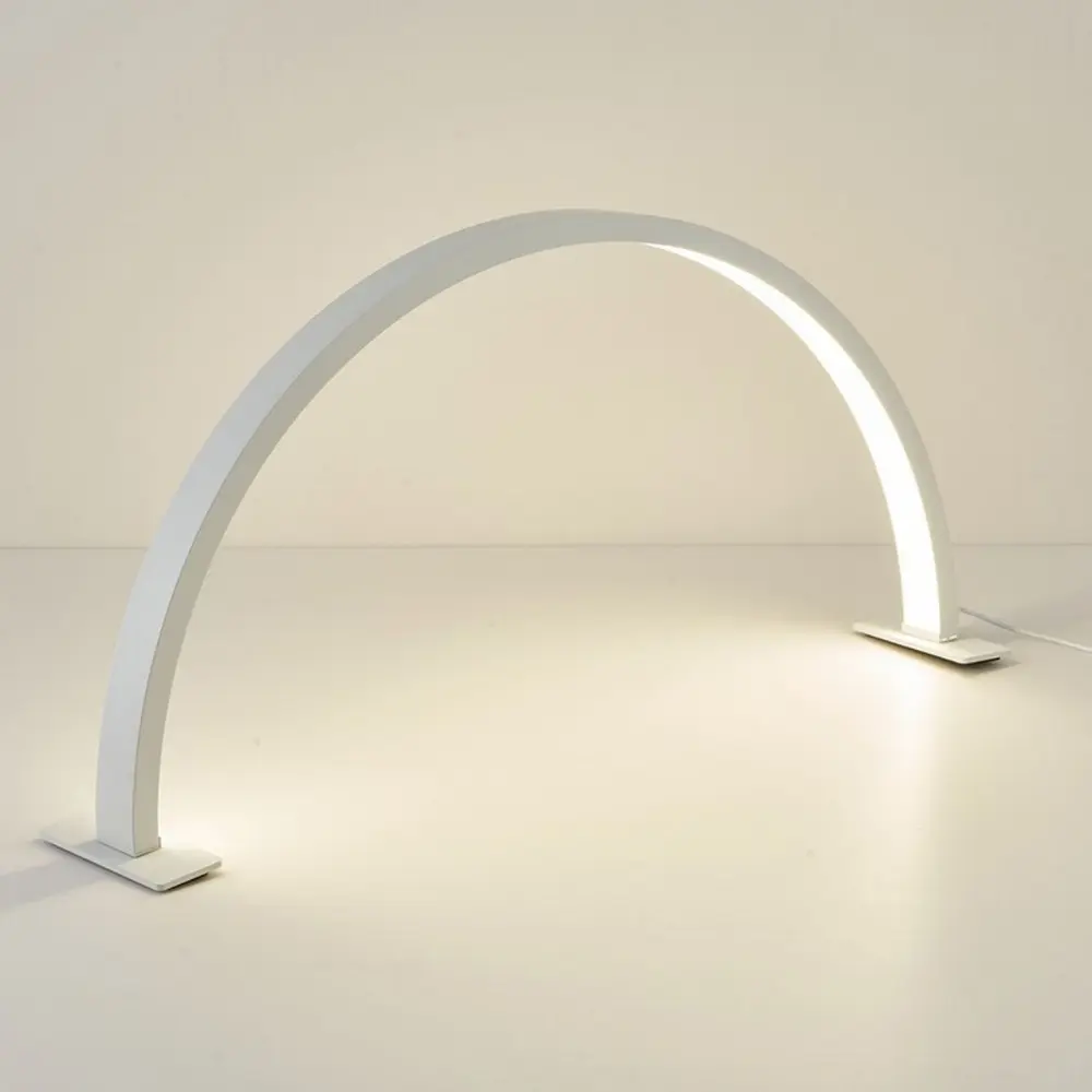 U-Shaped Half Moon LED Nail Lamp, 15 Inch Light for Nail Art, Handmade, Tattoo Precision Work, U-Shape Lighting, Nail Art Tools