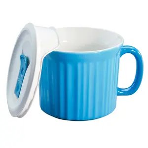 CorningWare® 20-ounce Light Blue Meal Mug™ with Vented Lid