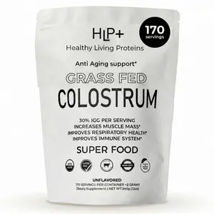 Grass-Fed Bovine Colostrum Powder - Pasture-Raised, Ethically Sourced, Minimally Processed - Rich in Immunoglobulins (IgG), Lactoferrin & Growth Factors - Unflavored, Non-GMO - Supports Gut Health & Immune Function