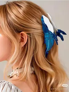 Ocean Series Blue Whale Hair Clip, High-End Style Shark Clips, Whale Headpiece, New Fashion Hair Accessories, Barrettes Hair Clips