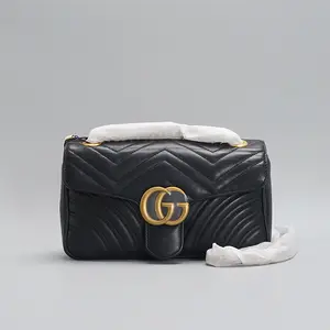 Pre-owned GUCCI leather Crossbody Bags Marmont 26 MM Shoulder Bag BGP188196