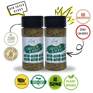 Ray Ray's Garlic & Herb Seasoning-2 Pack 3.5 oz All Purpose Seasoning great on meat, veggies and more!