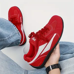 Men's Casual Sports Shoes British Style Low-Top Flat Racing Shoes Outdoor Sports Training Shoes