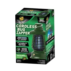 212 MAIN Black Flag 7008381 Cordless Outdoor Bug Zapper, 0.5 Acre Coverage, UV Light