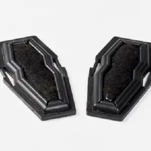 Black/Black Court Grabbers Traction Pads