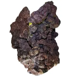 Druzy 4.25x3.25x2.25 Inches Pyrite & Hematite Druzy Cluster with Rich Hematite Inclusions and Gorgeous Red Calcite Matrix free form