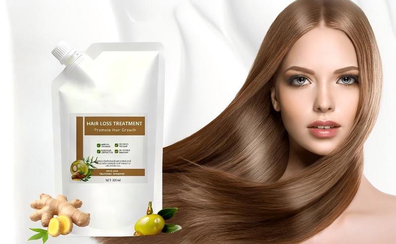 【Buy 1 Get 1 Free】Anti-Hair Fall Hair Loss Treatment Shampoo Oil Control Anti dandruff Haircare Ginseng Ginger Help Hair Growth Jojoba Oat Repair Reduce Hair Loss Scalp Cleanser Conditioner300ML