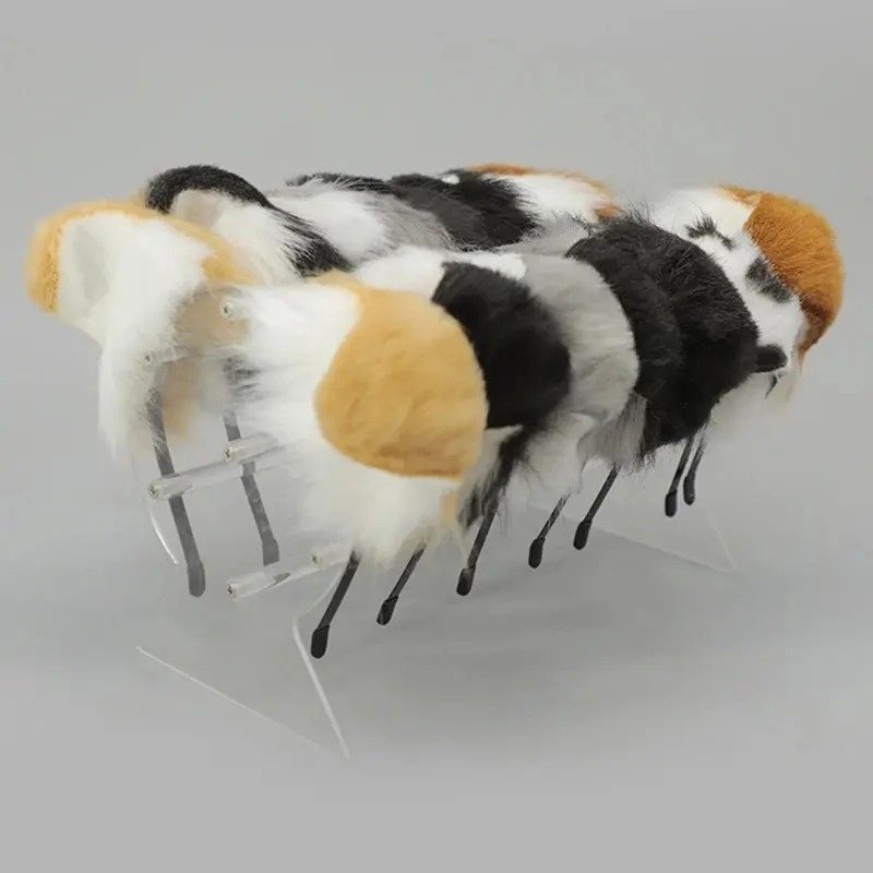 Plush Dog Hairband Animen Accessories Fashion Costume Headbands Hair Ornament For Cosplayers And Party Enthusiasts