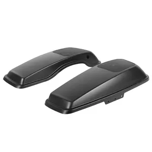 Denim Black Saddlebag Speaker Lids for Harley® Touring '14-'25