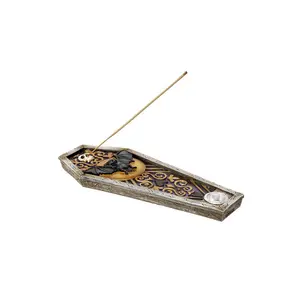 Bat Coffin Incense Burner